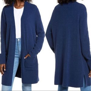 Madewell Blue Kent Cardigan in Coziest Yarn